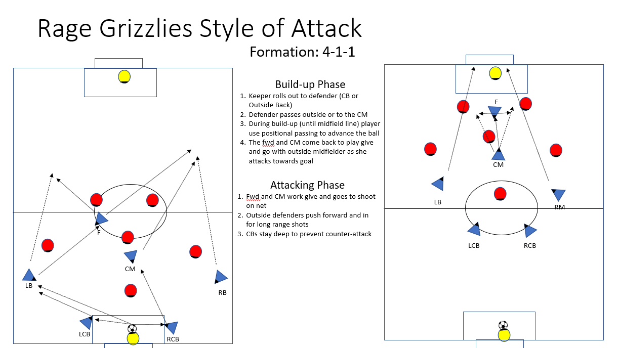 Grizzly 4-1-1 diagram of attack