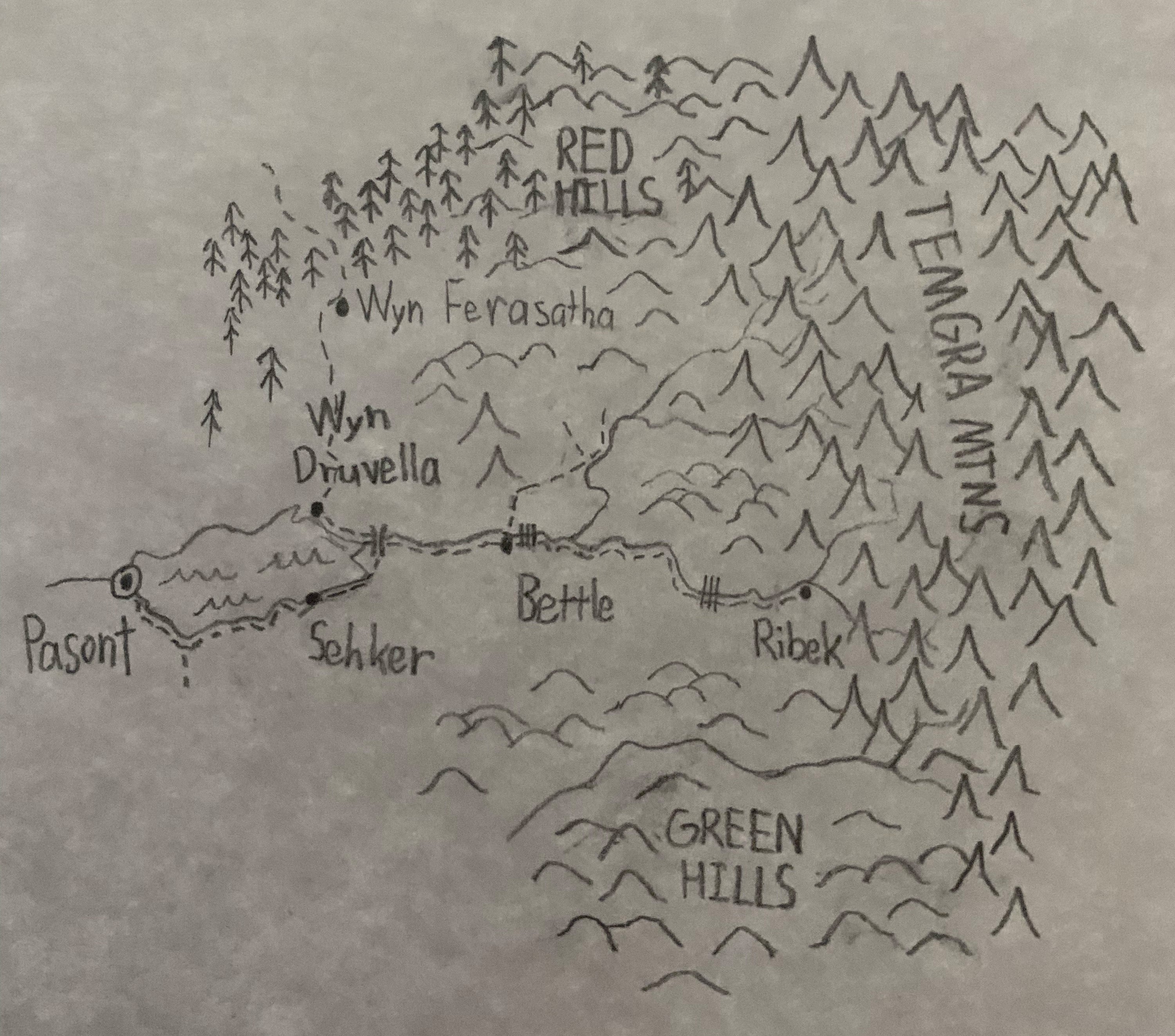 Middle Kingdom Map (eastern)