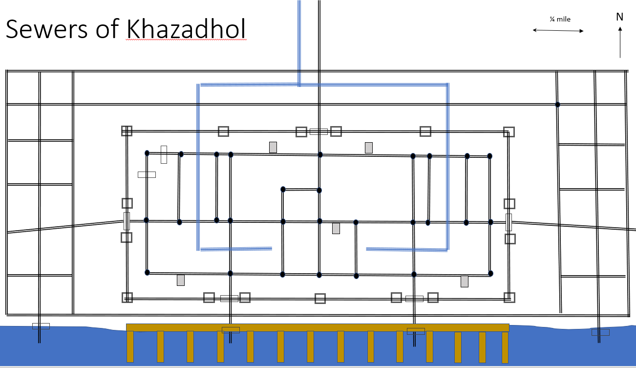 Map of sewers of Khazadhol